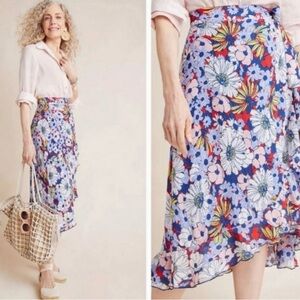 Maeve Sybil Wrap Skirt |Anthropologie  size XXSP